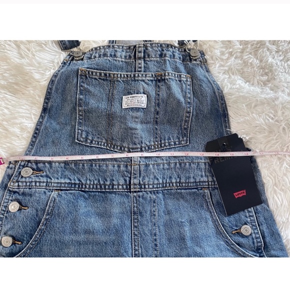 Levi’s Vintage Shortall Overall Shorts Free Ride - Picture 14 of 14